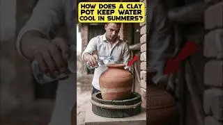 How does a clay pot keep water cool in summers? By VMC