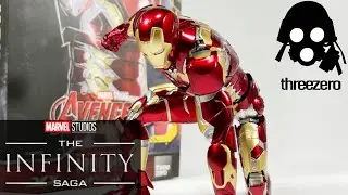 【INFINITY SAGA】このサイズでこのクオリティはヤバすぎるのでは！？Threezero DLX コレクティブルフィギュア アイアンマン マーク43 開封レビュー！