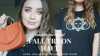 FALL TRY-ON HAUL 2019! Zara, Primark, Hollister etc. - madithemermaid