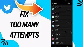 How To Fix And Solve Too Many Attempts On Twitter App