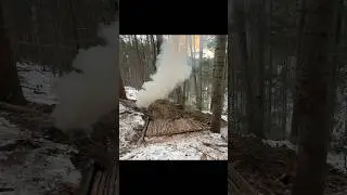 Building Underground Bushcraft Shelter for Survival FULL VIDEO ON MY CHANNEL #bushcraft #survival