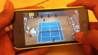 Stickman Tennis- iOS Gameplay and Review for iPhone, iPod Touch, iPad.