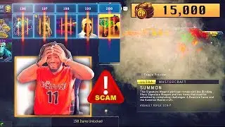 SPENT 15,000 COD points unlocking 200 TIERS *SCAMMED* (Bo4 Blackjack shop)