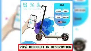 A must-have product!&nbsp;G5.0 Electric Scooter 36V 10.5AH High Capacity Battery 21Miles Long Range 19M