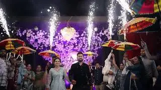 Magical Bride & Groom Entry | Sangeet Night Special | Bhawya Events ✨