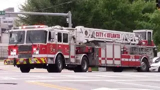 Atlanta Fire Department Truck 1 Responding 7-10-23