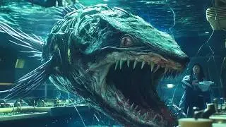 【2025 Newest Movie】Giant fish escapes! A researcher risks life to save wife and fight the monster!🩸