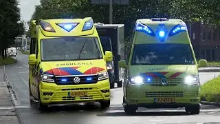 [10.07.2020] A1, Verschillende Ambulances Kijlstra Ambulancezorg naar het Medisch Centrum Leeuwarden
