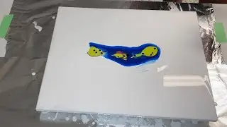 NEON DUTCH POUR WITH CELLS | ACRYLIC POURING