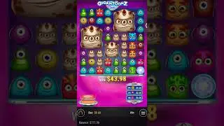 🕹️Слот Reactoonz ᐈMega Big Win Плей Фортуна #shorts