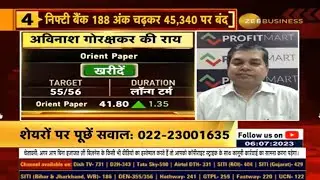 Avinash Gorakshakar, Head Research, Profitmart Securities, on Zee Business | Stock to Buy