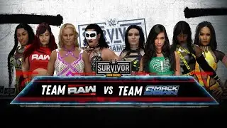 WWE 2K25 SURVIVOR SERIES PLE - PART 4 - TEAM RAW VS TEAM SMACKDOWN