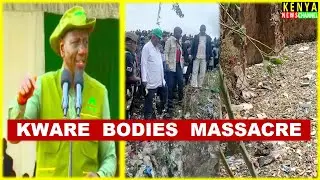 Ruto ANGRY speech today after Bodies were Discovered in Kware Dumpsite Quarry Mukuru Embakasi