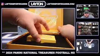 2024 Panini National Treasures Football Hobby 4 Box Case Break #6   RANDOM TEAMS