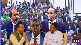1 xasan firinbi iyo fartaag oo is feeray iyo baarlamaankii oo lagu kala tagey maantay ceebta dhacday