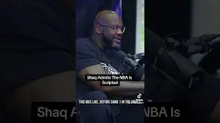 Shaq Admits The NBA Is SCRIPTED #nba #rigged #shorts