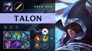 Talon Mid vs Orianna - KR Diamond Patch 25.24