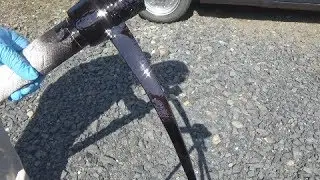 つるはしを塗装する。Pickaxe Restoration paint