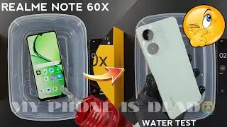 Realme Note 60x Water Test 💧💦| Realme Note 60x is Waterproof Or Not?