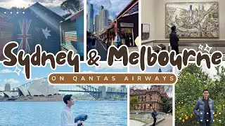 Sydney & Melbourne for the first time?! 🇦🇺🦘Flying on Qantas Airways from Singapore!