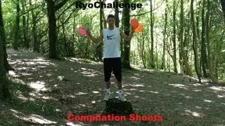 Disc Golf France , compilation shoots , ace side angle roller trick