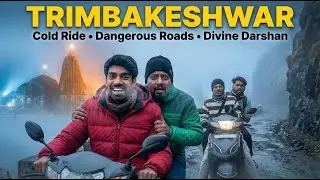 Shivering in Cold but Reached Trimbakeshwar 🙏 | Dangerous Scooter Ride | ADV 13 | Mission 2019