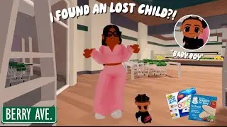 I FOUND AN LOST CHILD IN THE STORE?! *SHOULD I ADOPT HIM?!* | BERRY AVEUNE RP | *family rp* S2 E19