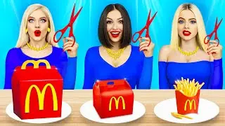 Desafio Maluco: Comida GIGANTE vs Comida PEQUENA | Situa&ccedil;&otilde;es Engra&ccedil;adas com Comida por RATATA