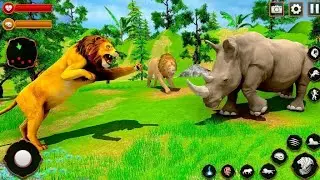 Animal Lion Simulator - Wild Animal Lion Family Game - Android Gameplay