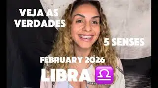 LIBRA ♎️ IT IS TIME FOR THE TRUTH,FOLLOW AND CONNECT WITH YOUR SENSES 🔮FEBRUARY 2026🔮