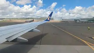 Takeoff from Chinggis Khaan / New Ulaanbaatar International Airport (UBN)
