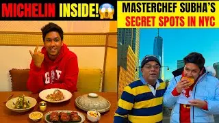 My Friend Owns a MICHELIN Star Restaurant 😱 | Hidden NYC Food Tour with MasterChef Subha