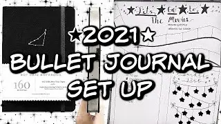 Bullet Journal Set up 2021 | New Archer And Olive Note book ! | easy bullet journal