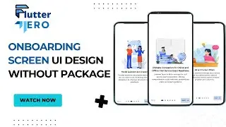Flutter Onboarding Screen UI Design &ndash; Create Beautiful First Impressions!