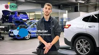 Gael Muller, alternant en formation TEAVA (technicien expert apr&egrave;s-vente automobile)
