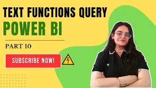 Power Bi 10: Text Manipulation And Data Transformation #powerqueryeditor  #artificialintelligence