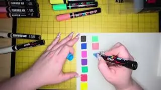 Swatch & Chat: Posca Brush Tip Markers
