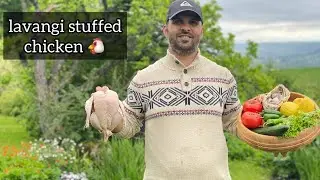 Lavangi Stuffed Chicken is a delicious and popular Azeri dish 🐓Rural Cooking Vlog