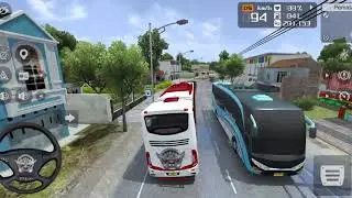 Indonesia Coach bus driving | Euro bus simulator 2025 Android gameplay #game 1 Part 1049