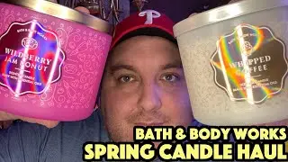 Bath & Body Works NEW Spring Candle Haul | Wildberry Jam Donut | Sugared Lemonade