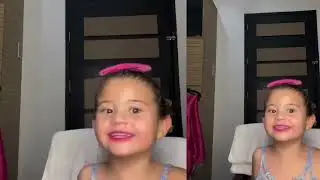 Anak ni Pokwang na si Malia O'Brian nag live sa Instagram