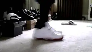 On Feet Cherry Low Top 11s