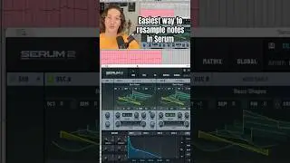 How to drag notes to DAW from Serum