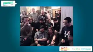 Charity Gaming Marathon 2014 - Gronkh & SarazarLP talking and dancing