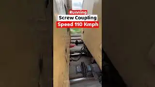 ICF Running Screw Coupling View Speed 110 kmph 🚂🔥 #shortvideo #shorts