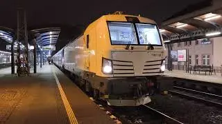 Hlášení příjezd a odjezd pro vlak R 618 Krušnohor 