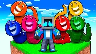 Locked on One Chunk with EVERY HUNGRY SNAKE in Minecraft!