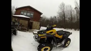 Can Am Outlander xXC 800R Snow Run