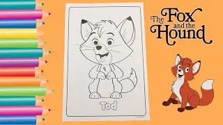 Coloring Tod Disney Baby Coloring page / The Fox and the Hound