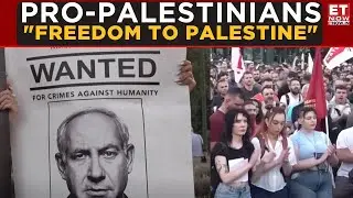 Hundreds Rally Outside Israeli Embassy In Athens As Pro-Palestinian Protesters Demand 'Freedom'